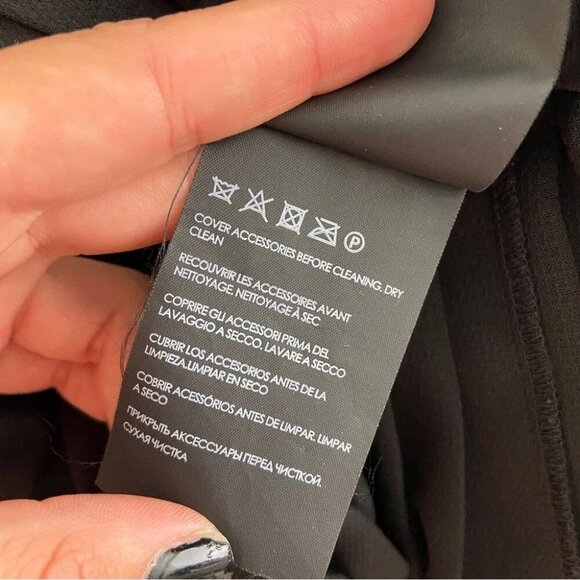 Club Monaco Black Military Style Jacket with Pleats and Gold Buttons size XS - Picture 6 of 7